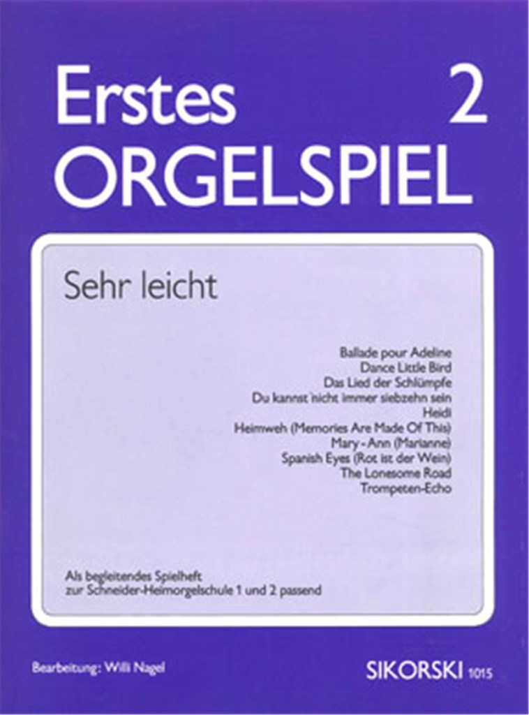 Erstes Orgelspiel